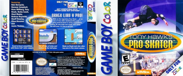 Tony Hawk's Pro Skater - Game Boy Color | VideoGameX