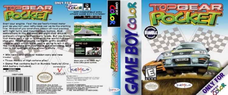 Top Gear Pocket - Game Boy Color | VideoGameX