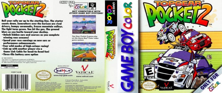 Top Gear Pocket 2 - Game Boy Color | VideoGameX