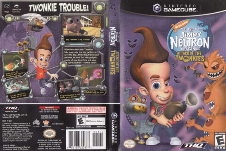Jimmy Neutron: Attack of the Twonkies - Gamecube | VideoGameX
