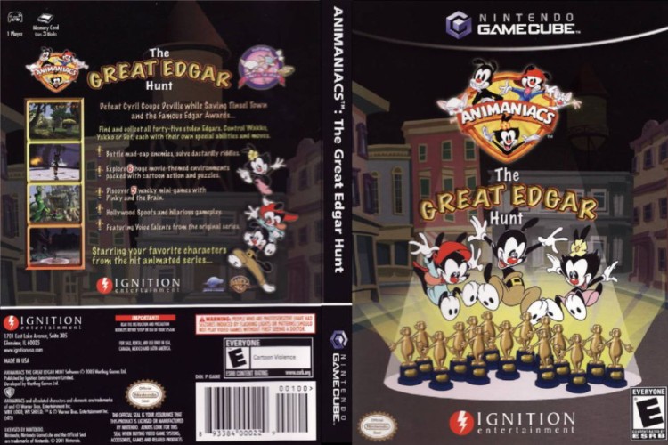 Animaniacs: The Great Edgar Hunt - Gamecube | VideoGameX