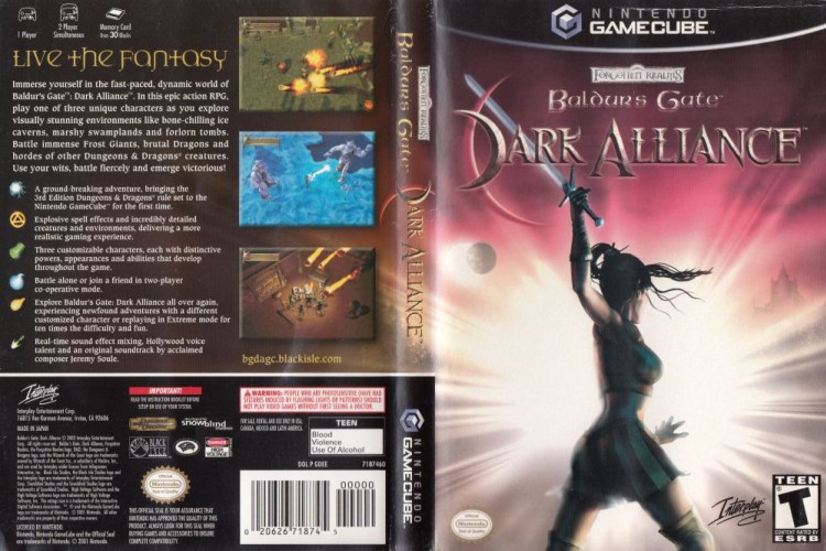 Baldur's Gate: Dark Alliance - Gamecube | VideoGameX