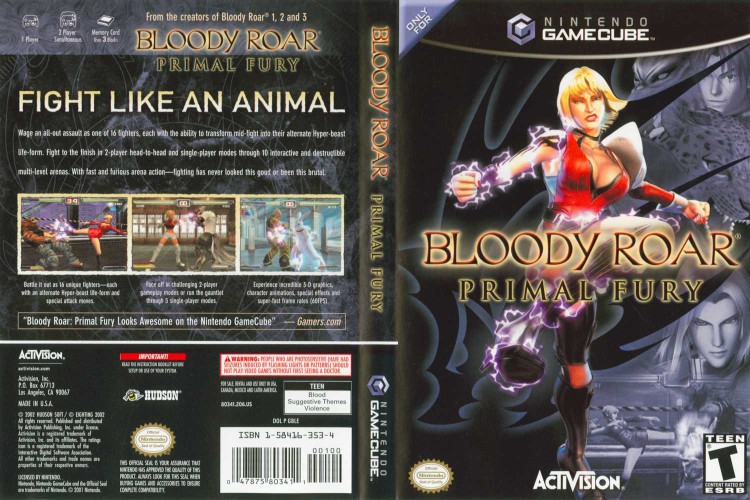 Bloody Roar: Primal Fury - Gamecube | VideoGameX