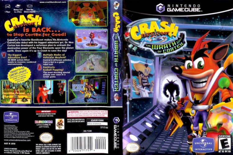 Crash Bandicoot: The Wrath of Cortex - Gamecube | VideoGameX