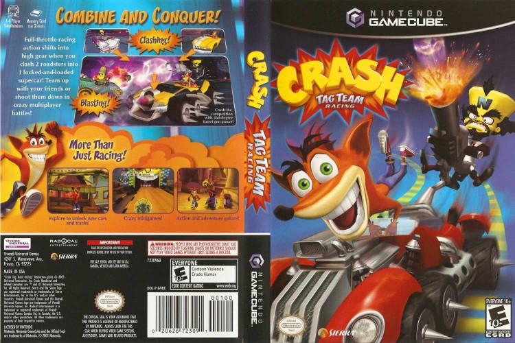 Crash Tag Team Racing - Gamecube | VideoGameX