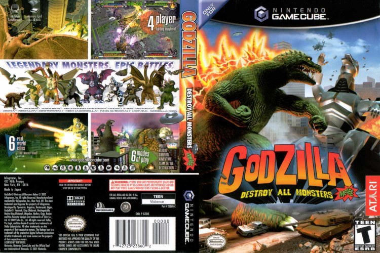 Godzilla: Destroy All Monsters Melee - Gamecube | VideoGameX