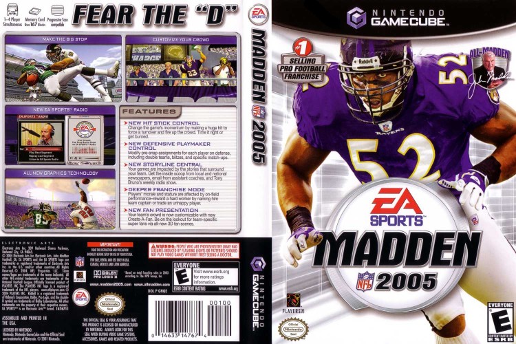 Madden NFL 2005 - Gamecube | VideoGameX