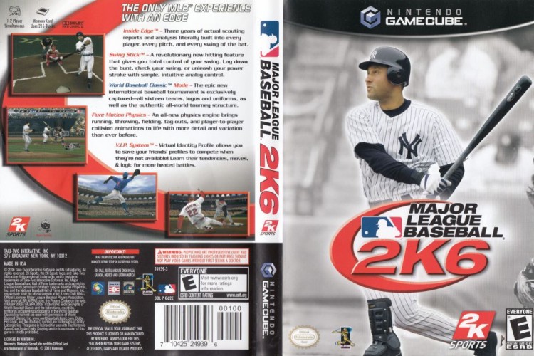 Major League Baseball 2K6 - Gamecube | VideoGameX