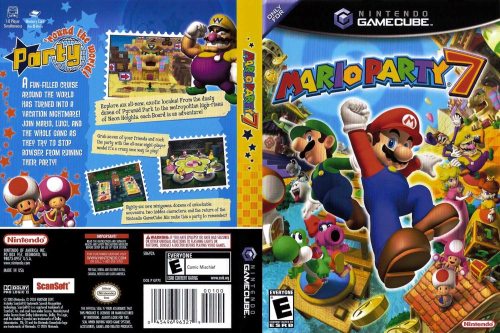 Mario Party 7 Original Nintendo Game Cube - Loja Fisica Rj