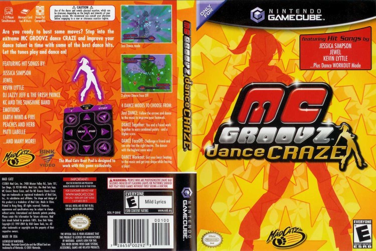 MC Groovz Dance Craze - Gamecube | VideoGameX