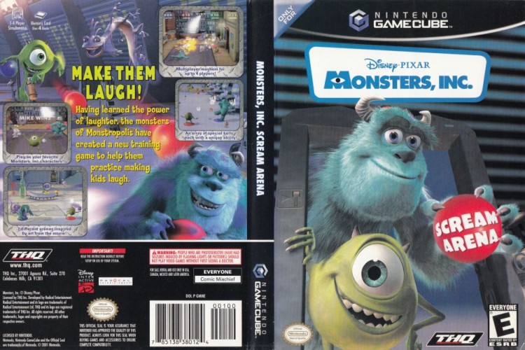 Monsters, Inc.: Scream Arena - Gamecube | VideoGameX