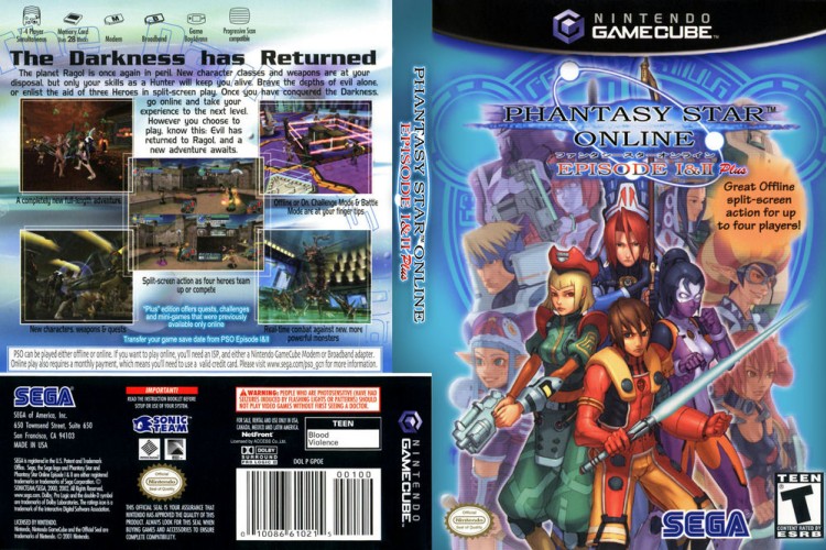 Phantasy Star Online: Episode I & II Plus - Gamecube | VideoGameX