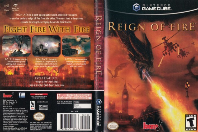 Reign of Fire - Gamecube | VideoGameX