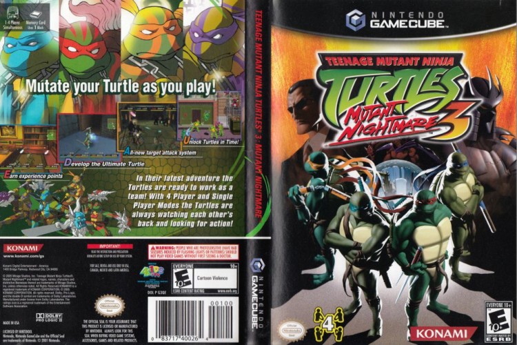 TMNT 3: Mutant Nightmare - Gamecube | VideoGameX