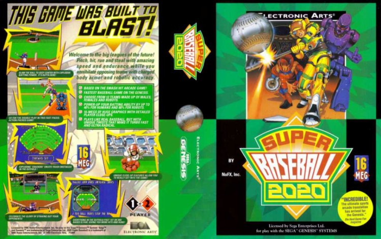 Super Baseball 2020 - Sega Genesis | VideoGameX