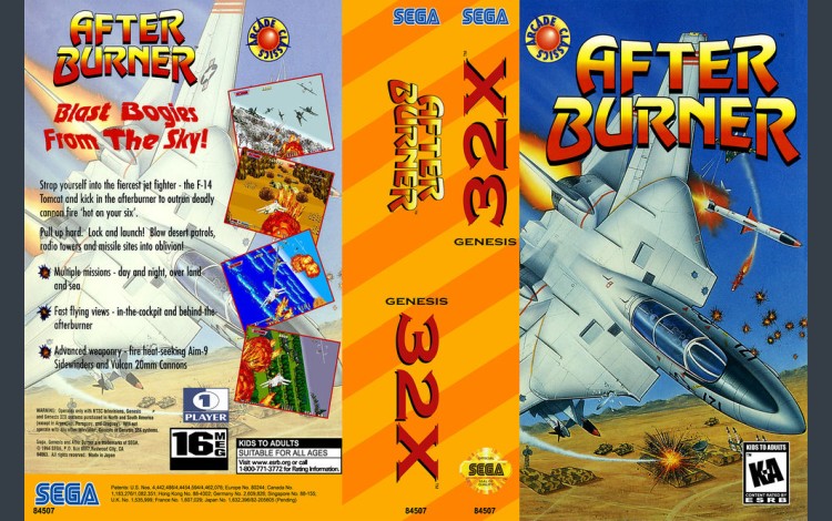 After Burner [32X] - Sega Genesis | VideoGameX