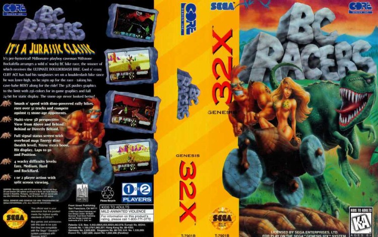 BC Racers [32X] - Sega Genesis | VideoGameX