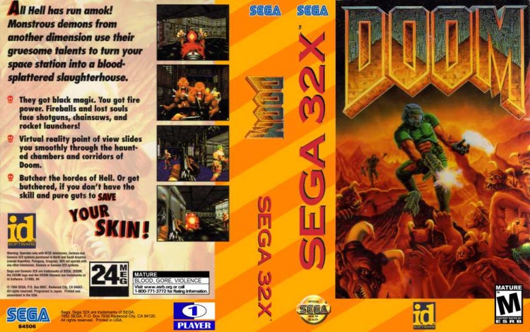 Doom [32X] - Sega Genesis | VideoGameX