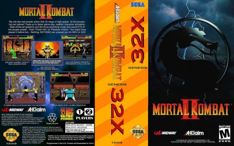 Mortal Kombat II [32X] - Sega Genesis | VideoGameX
