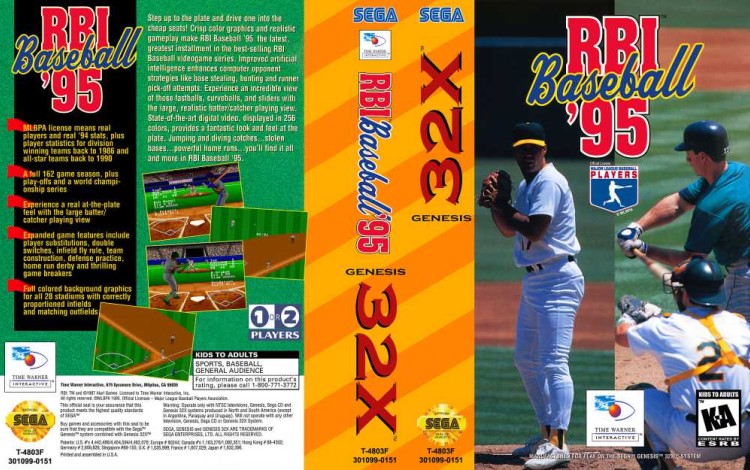 R.B.I. Baseball '95 [32X] - Sega Genesis | VideoGameX