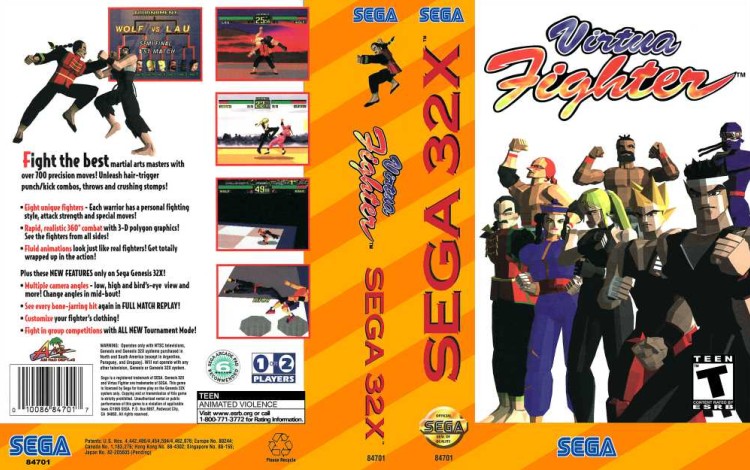 Virtua Fighter [32X] - Sega Genesis | VideoGameX