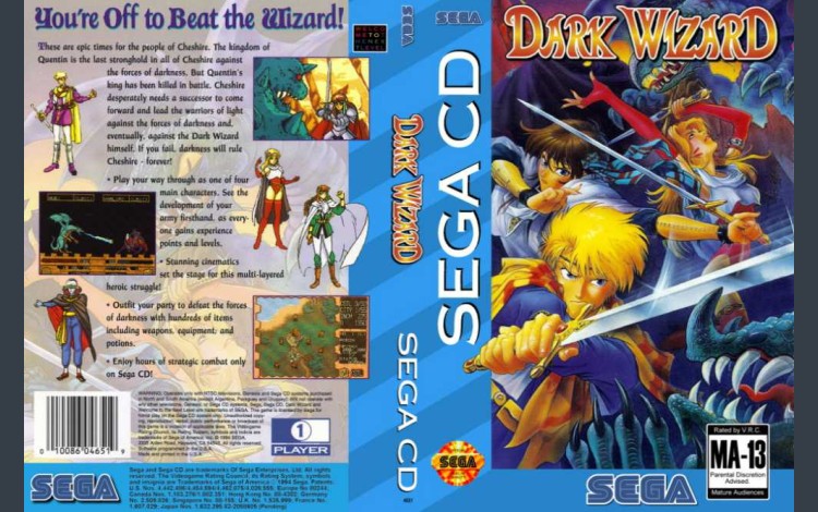 Dark Wizard [Sega CD] - Sega Genesis | VideoGameX