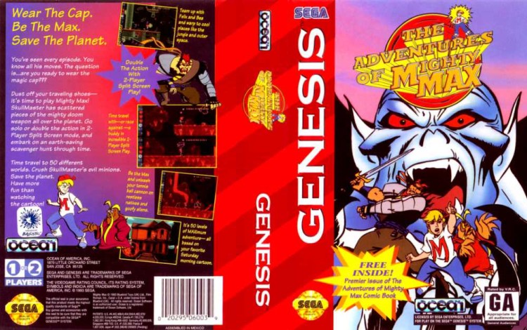 Adventures of Mighty Max, The - Sega Genesis | VideoGameX