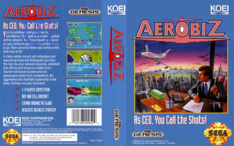 Aerobiz - Sega Genesis | VideoGameX