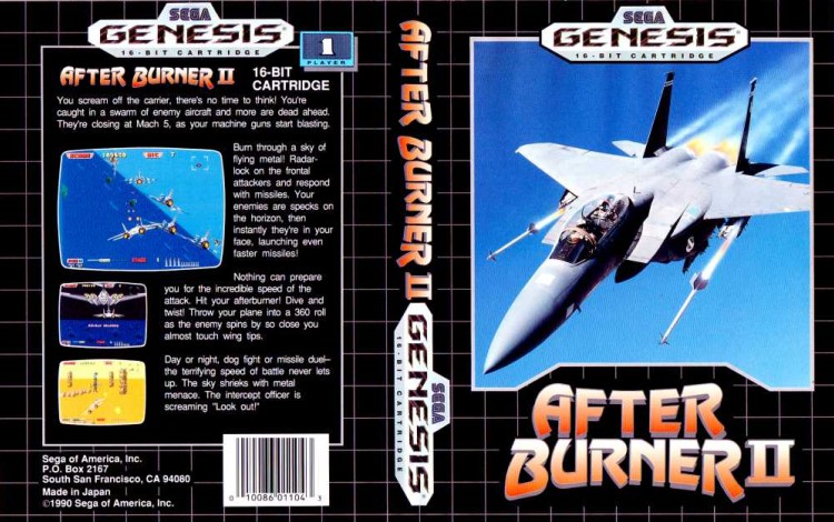 After Burner II - Sega Genesis | VideoGameX