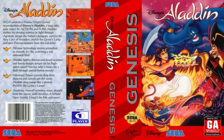 Aladdin - Sega Genesis | VideoGameX