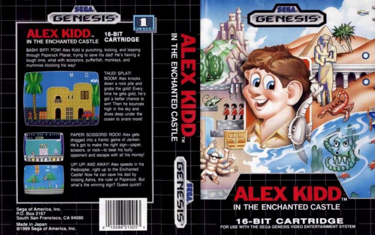 Alex Kidd in the Enchanted Castle - Sega Genesis | VideoGameX