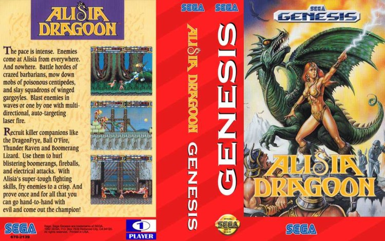 Alisia Dragoon - Sega Genesis | VideoGameX