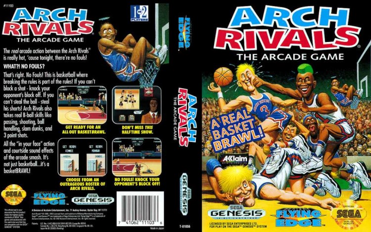 Arch Rivals - Sega Genesis | VideoGameX