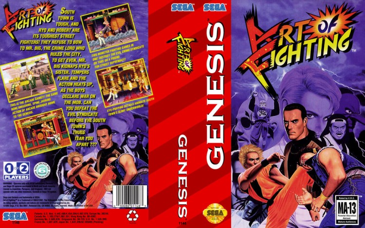 Art of Fighting - Sega Genesis | VideoGameX