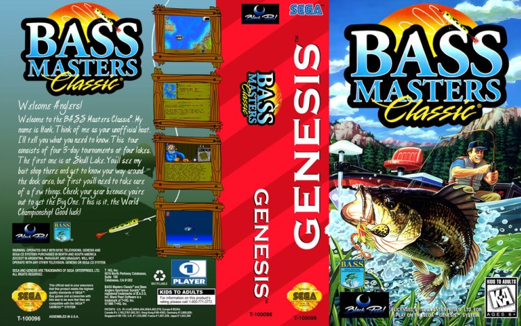 Bass Masters Classic - Sega Genesis | VideoGameX