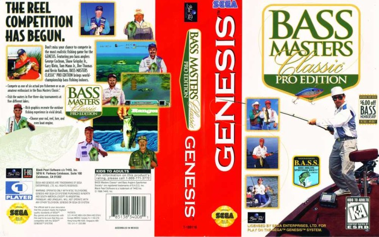 Bass Masters Classic - Pro Edition - Sega Genesis | VideoGameX