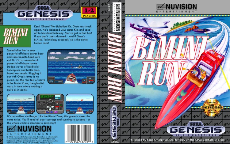 Bimini Run - Sega Genesis | VideoGameX