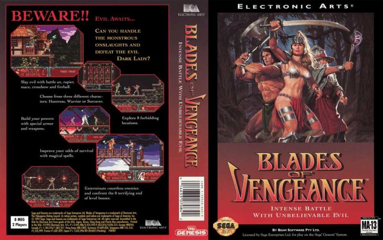 Blades of Vengeance - Sega Genesis | VideoGameX