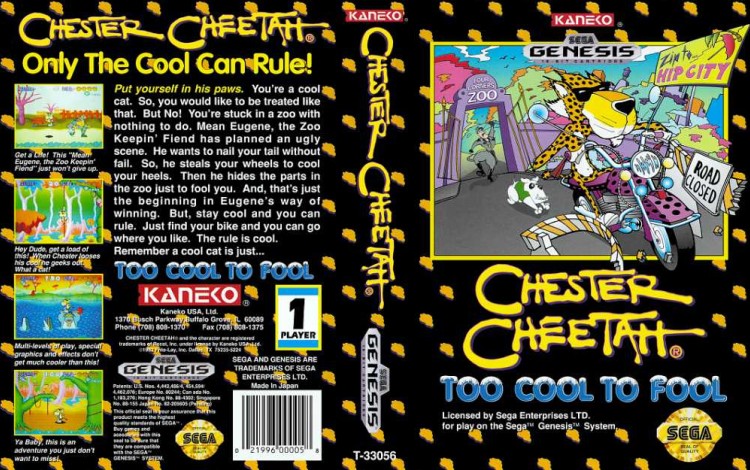 Chester Cheetah: Too Cool To Fool - Sega Genesis | VideoGameX