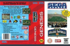 College Football's National Championship - Sega Genesis | VideoGameX