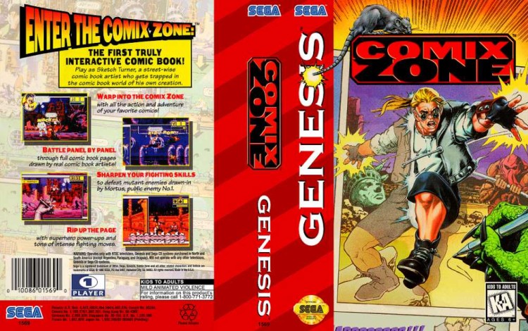 Comix Zone - Sega Genesis | VideoGameX