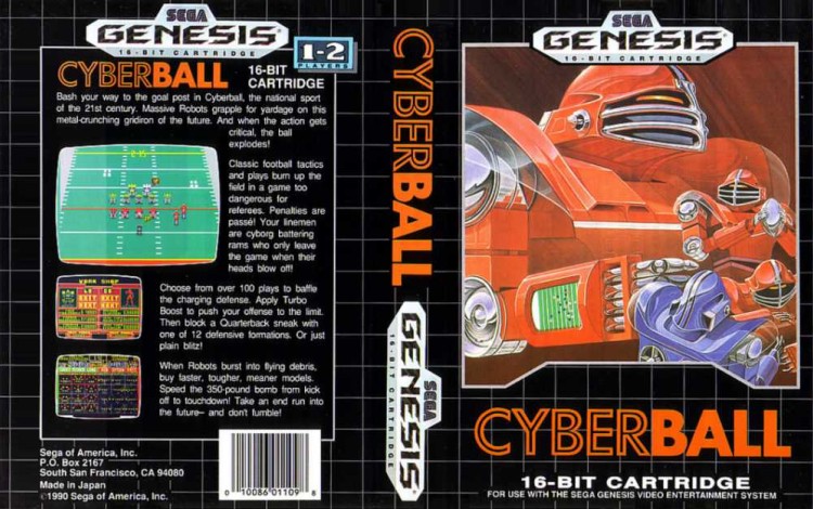 Cyberball - Sega Genesis | VideoGameX