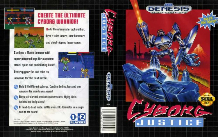 Cyborg Justice - Sega Genesis | VideoGameX