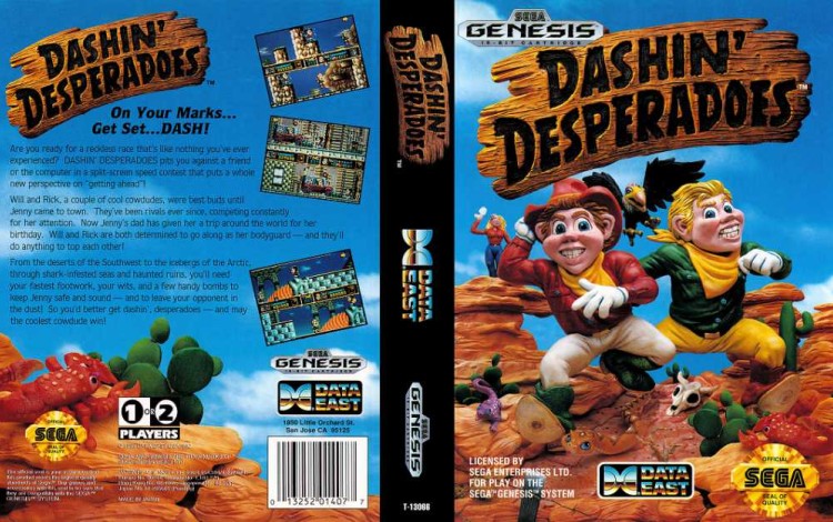Dashin' Desperadoes - Sega Genesis | VideoGameX