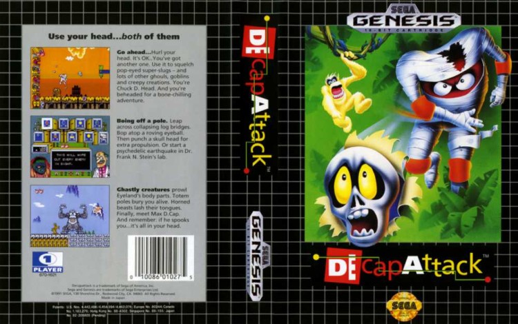 Decap Attack - Sega Genesis | VideoGameX