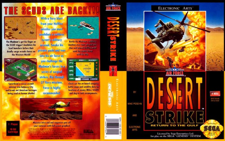 Desert Strike: Return to the Gulf - Sega Genesis | VideoGameX