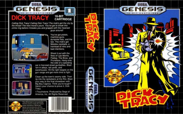 Dick Tracy - Sega Genesis | VideoGameX