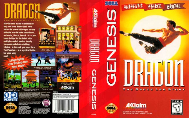 Dragon: The Bruce Lee Story - Sega Genesis | VideoGameX