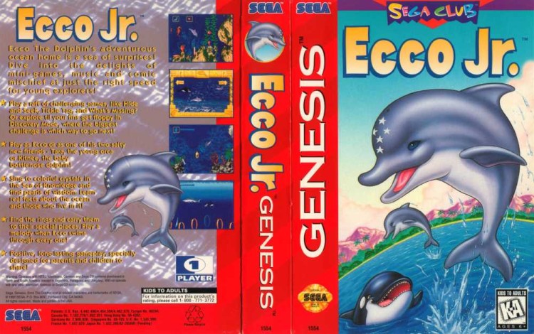 Ecco Jr. - Sega Genesis | VideoGameX
