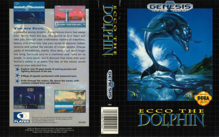 Ecco the Dolphin - Sega Genesis | VideoGameX